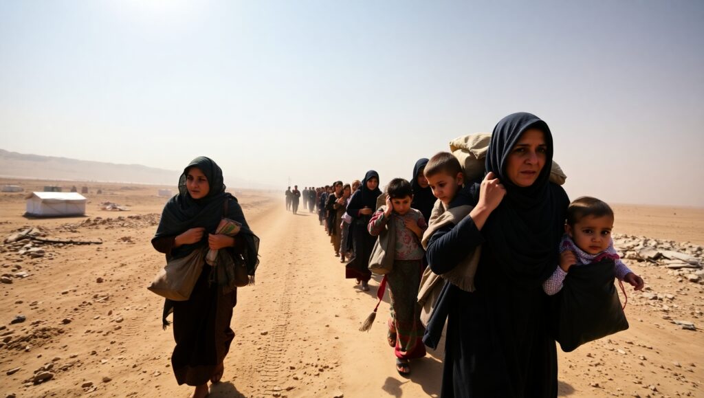 Flux_Schnell_A_group_of_Afghan_families_including_women_in_tra_0