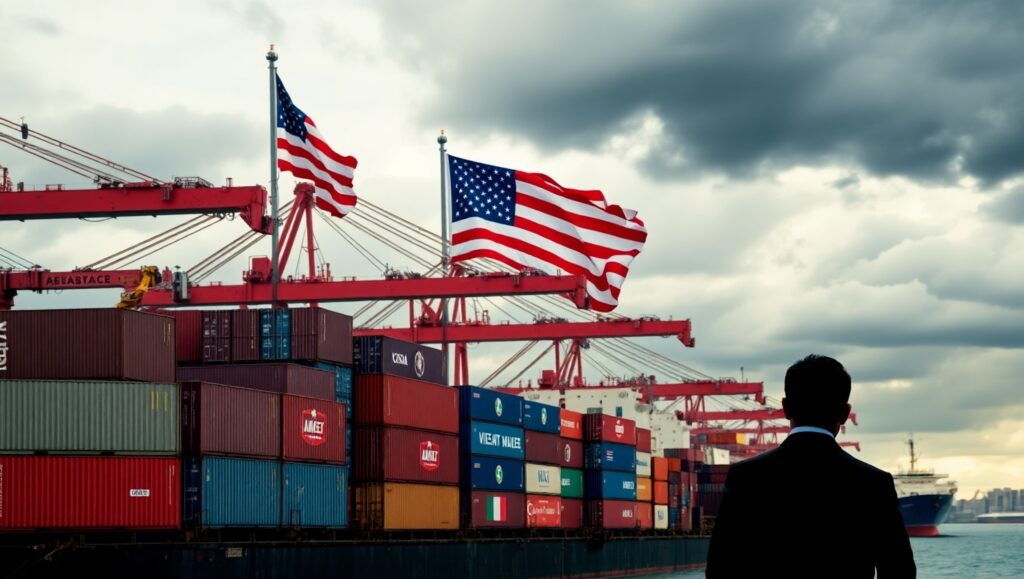 Flux_Schnell_A_tense_international_trade_scene_showing_a_shipp_3