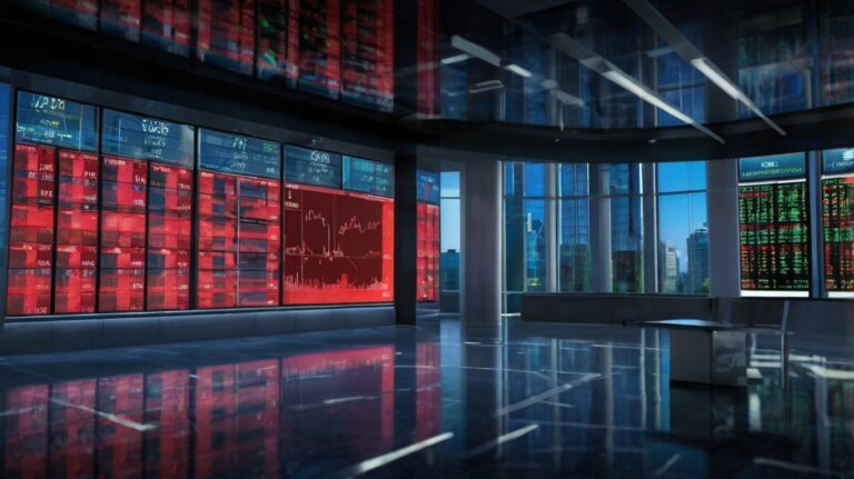 Illustration showing stock market volatility with sharp graph movements and a warning alert, symbolizing the Jane Street trading scandal and SEBI’s market ban in India.